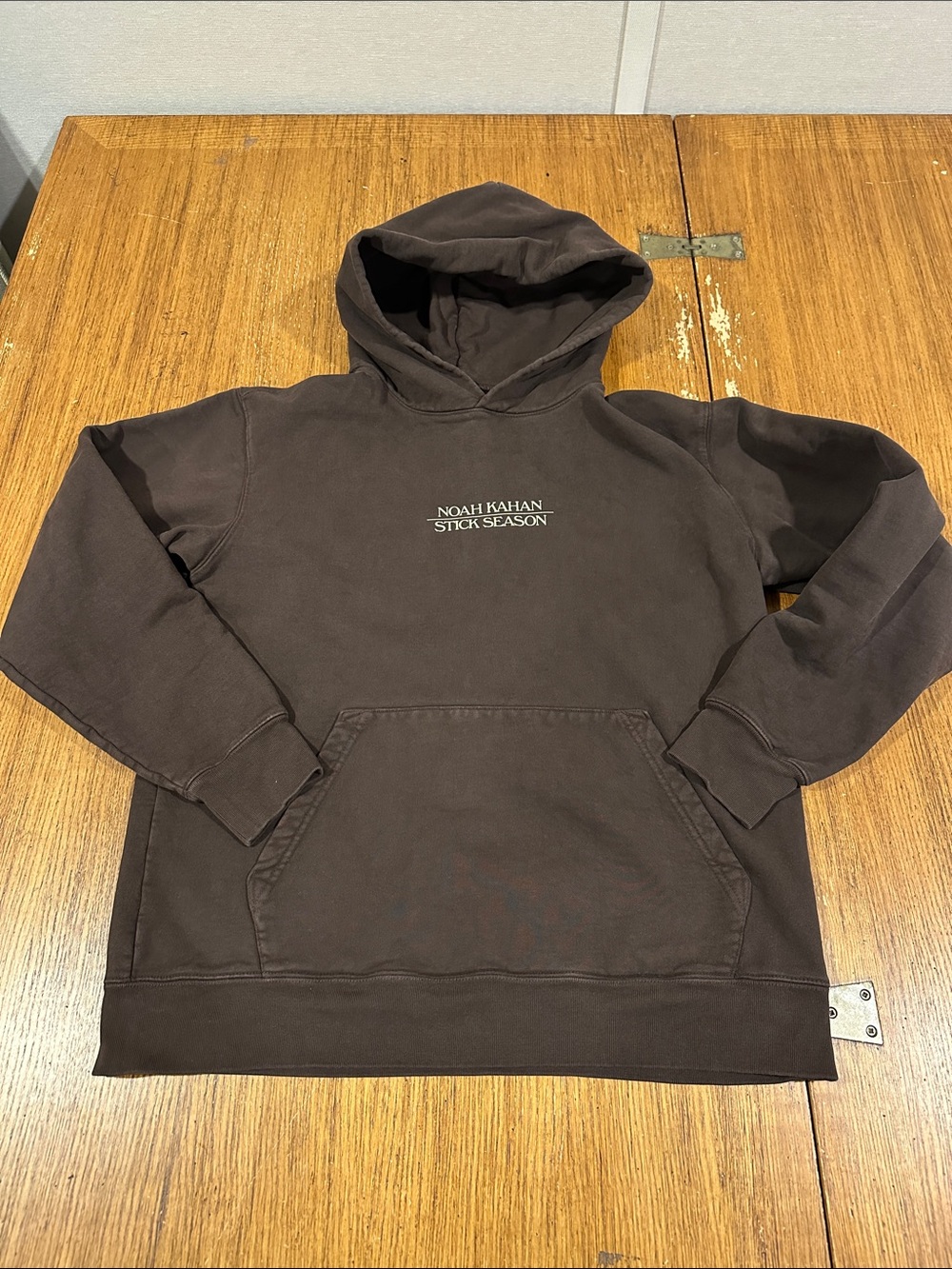 NOAH KAHAN Stick Season Brown Sweatshirt